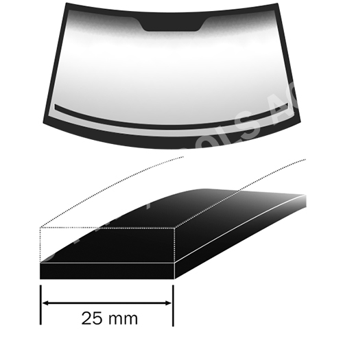 BMW 5 Series E60/E61/F07/F10/F/11Expanding foam rubber, 1,56 m, 25 mm