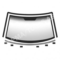 CITROEN C5, 01-08, WS-Moulding set incl. spacer, 8 pcs. (2727AKKH1F)