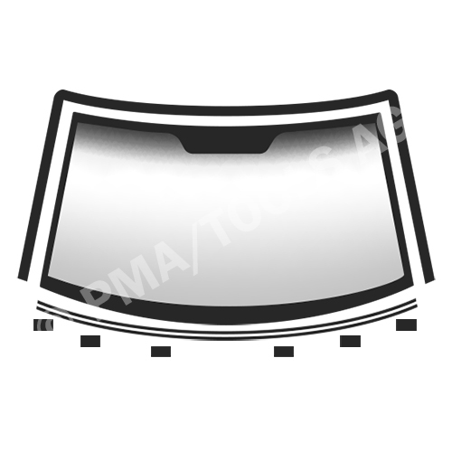 CITROEN C5, 01-08, WS-Moulding set incl. spacer, 8 pcs. (2727AKKH1F)