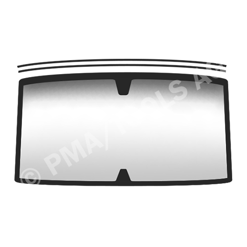 MAN TGA XL wide, 00-07, WS-Trim set, 18,4 mm, 2 pcs. (4912AKML1)
