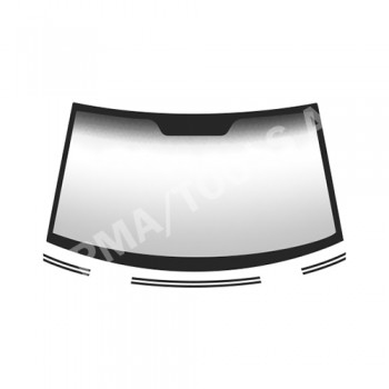 SEAT Alhambra, 03-10, WS-Waterpanel moulding set, 3 pcs. (7606AKMVB)