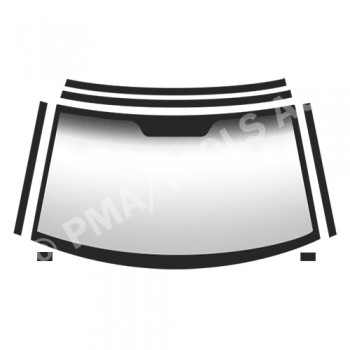 RENAULT Clio II, 98-05, WS-Moulding set incl. spacer, 6 pcs. (7248AKKH)