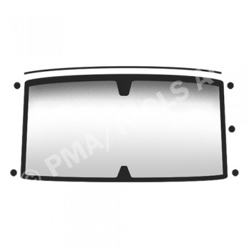 RENAULT Trafic II, 01-, WS-Trim incl. clips, 6 pcs. (7252AK...)