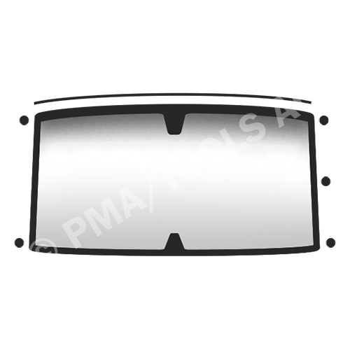 RENAULT Trafic II, 01-, WS-Trim incl. clips, 6 pcs. (7252AK...)