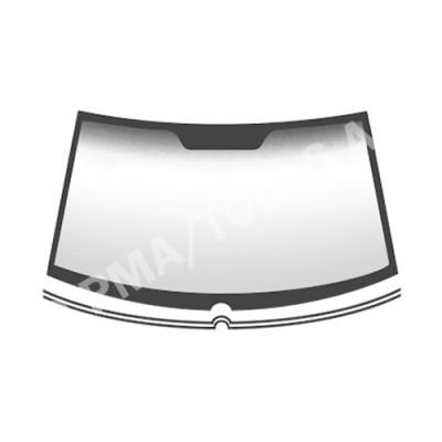 MERCEDES E-Class W124, 85-94, WS-Waterpanel moulding (5328ASGSB)