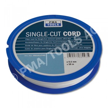Fiber cord 130 daN for Single-Cut removal system, ultra thin, 50 m