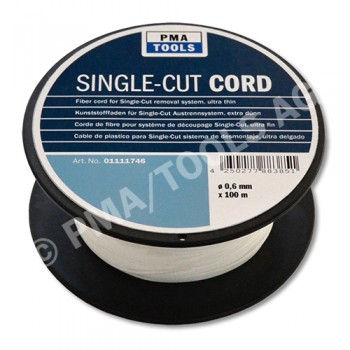 Fiber cord 130 daN for Single-Cut removal system, ultra thin, 100 m