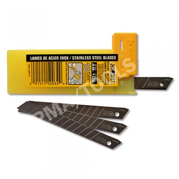 OLFA® Blades, stainless steel, 9 mm, 10 pcs. in the package