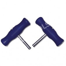 Wire handles Professional, self-locking, blue, 1 pair