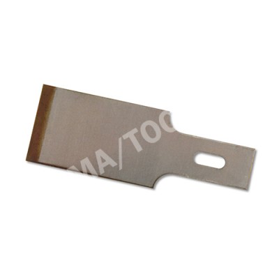 Chisel blades with titanium-coated cutting edge, bicolour, 16 mm, 10 x 10 pcs. in the package