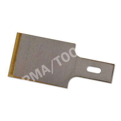 Chisel blades with titanium-coated cutting edge, bicolour, 20 mm, 10 x 10 pcs. in the package