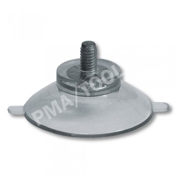 Suction cup with M4 thread and pull-tabs