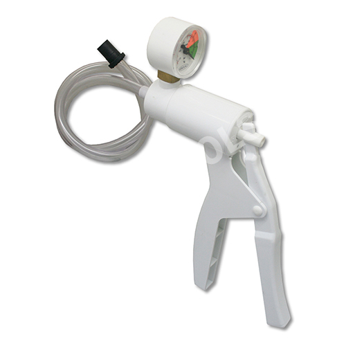 Vacuum pump with gauge incl. adapter