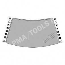 BMW X5 E70, 07-13, WS-Clip set A-pillar, 16 pcs.