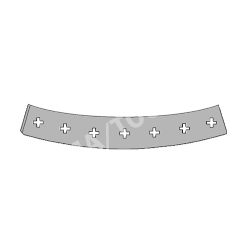BMW 5 Series E34, 88-95, Fastener set waterpanel, 7 pcs.