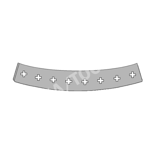 BMW 5 Series E39, 95-04, Fastener set waterpanel, 8 pcs.