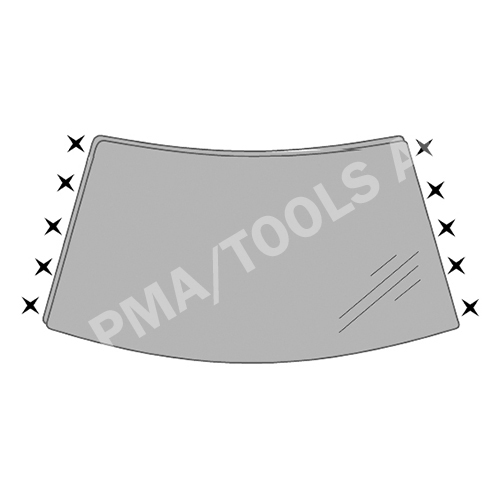 BMW 5 Series E60/E61, 03-10, WS-Clip set A-pillar, 10 pcs.