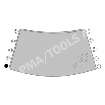 BMW 3 Series E90/E91 Sedan/Estate, 05-12, WS-Clip set A-pillar, 10 pcs.