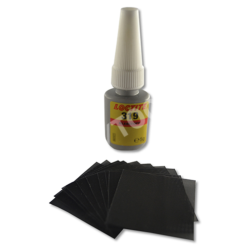 LOCTITE Glass/metal adhesive kit for rear-view mirror, 11 pcs.