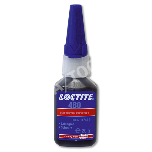 LOCTITE 480 Adhesive, black, 20 g