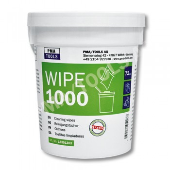 Wipe1000 Cleaning wipes, 6 x 72 pcs. in dispenser