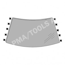 CITROEN C2, 02-10, WS-Clip set A-pillar, 10 pcs.