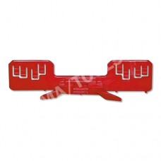 HONDA Accord Sedan/Estate, 03-08, WS-Clip moulding A-pillar, left, red