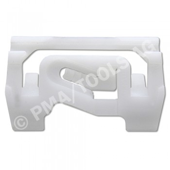 MITSUBISHI Colt VI 3dr, 07-12, WS-Clip pinchweld A-pillar, white