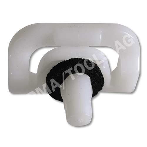 MITSUBISHI Pajero Pinin, 99-, WS-Clip pinchweld A-pillar, white