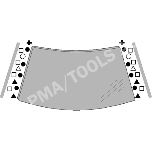 HONDA Civic 3dr, 91-95, WS-Clip set, 26 pcs.