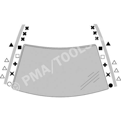 HONDA Civic 5dr, 06-12, WS-Clip set, 24 pcs.