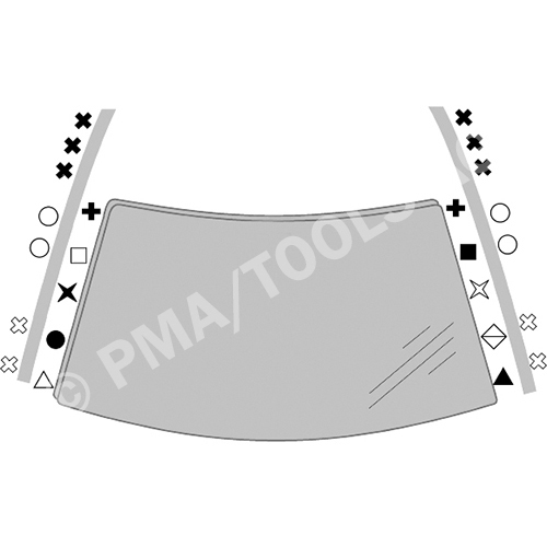 HONDA Accord Sedan/Estate, 03-08, WS-Clip set, 24 pcs.