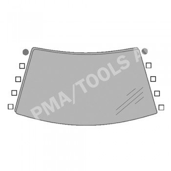 MAZDA 323 V 5dr, 94-98, WS-Clip set, 10 pcs.