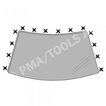 MITSUBISHI Pajero II, 91-00, WS-Clip set, 14 pcs.