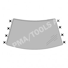 PEUGEOT 1007, 05-09, WS-Clip set A-pillar, 8 pcs.