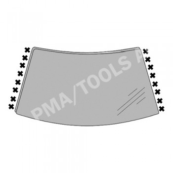 SEAT Leon II, 05-12, WS-Clip set A-pillar, 16 pcs.