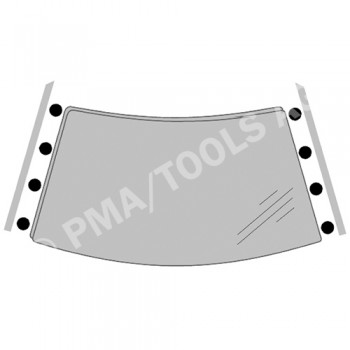 SEAT Cordoba 3/5dr, 94-00, WS-Clip set, 8 pcs.