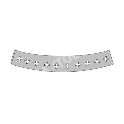SEAT Alhambra, 96-03, Fastener set, waterpanel, 10 pcs.