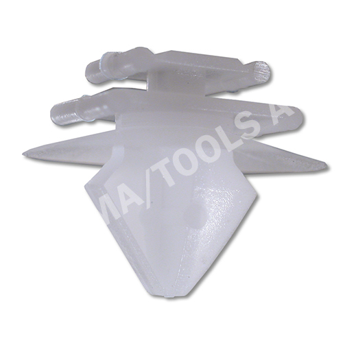 PEUGEOT 206/206+, 98-12, Fastener waterpanel, white