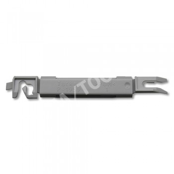 PEUGEOT 407 Sedan/Estate, 04-10, WS-Clip A-pillar, grey