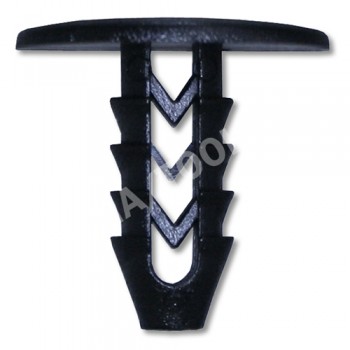 FIAT Stilo 3dr, 01-07, Fastener waterpanel, black