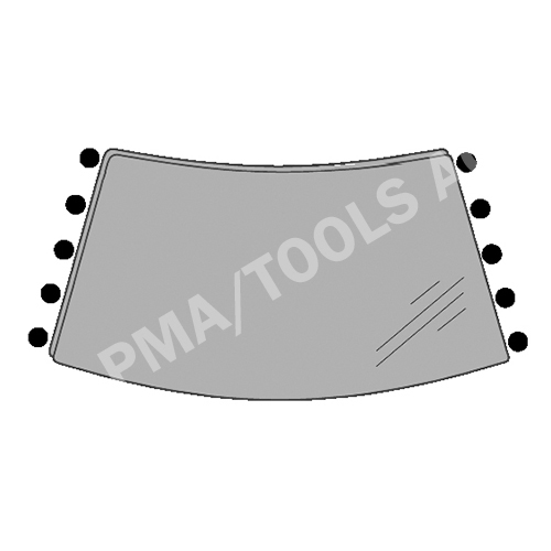 LEXUS IS, 05-13, WS-Clip set A-pillar, 10 pcs.
