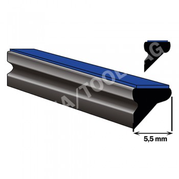 Underglass profile self-adh., 5,5 mm, 100 m (5015)