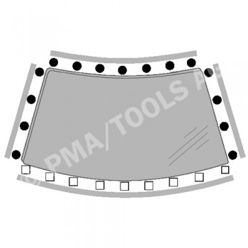 VOLVO 700 Series, 82-92, WS-Clip set, 24 pcs.