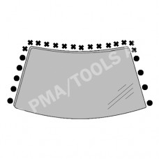 VOLVO 900 Series, 90-98, WS-Clip set, 24 pcs.