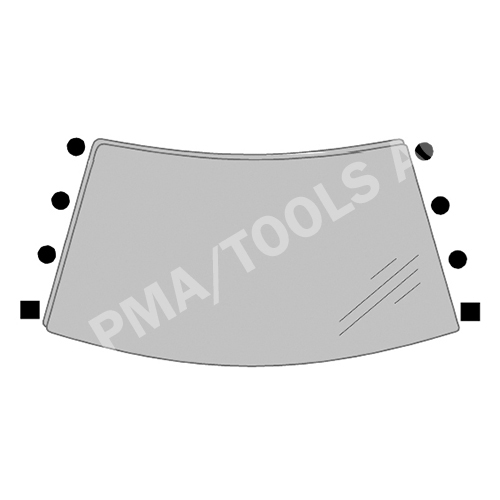 VOLVO S60/V70/XC70, 00-07, WS-Clip set A-pillar, 8 pcs.
