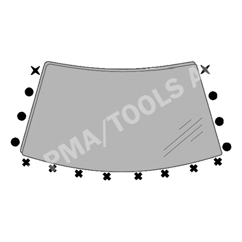 VOLVO S60/V70/XC70, 00-07, WS-Clip set, 16 pcs.