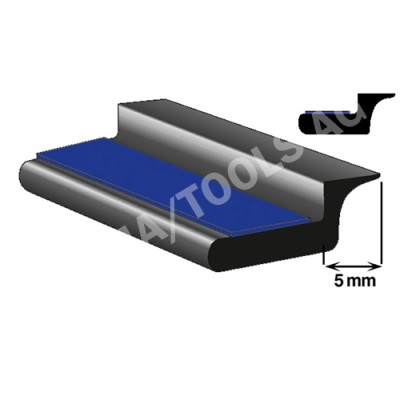 Underglass profile self-adh. with cover lip, 5 mm, 30 m (5048)