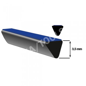 Underglass distance profile self-adh., 5x3,5 mm, 20 m