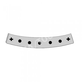 VW Golf III, 91-98, Fastener set waterpanel, 7 pcs.